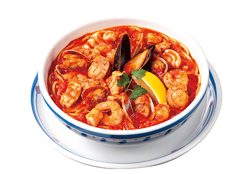 辛口トマトスープパスタ