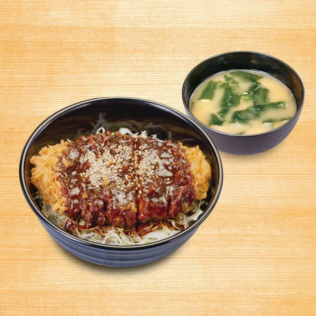 味噌ロースかつ丼 大盛(松のや)