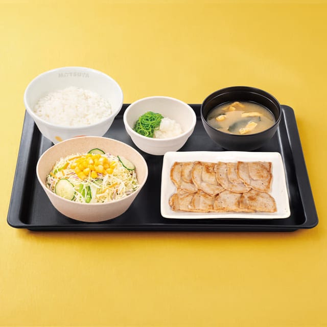 豚ロース焼肉定食 単品(松屋)