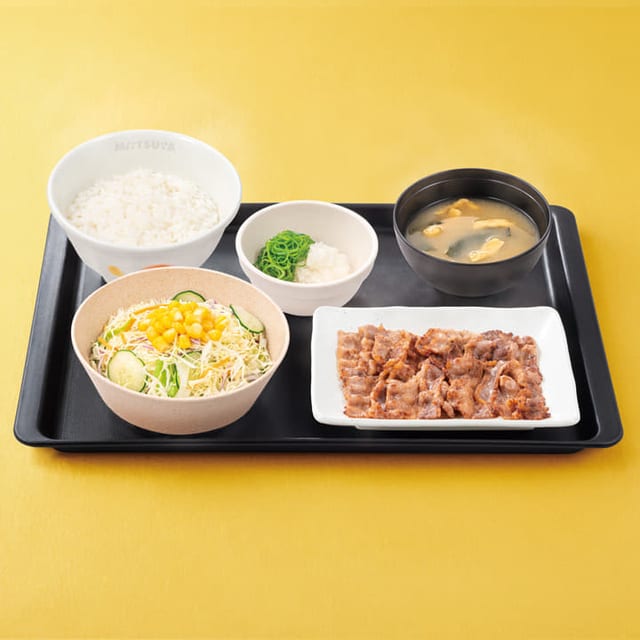 カルビ焼肉定食(松屋)