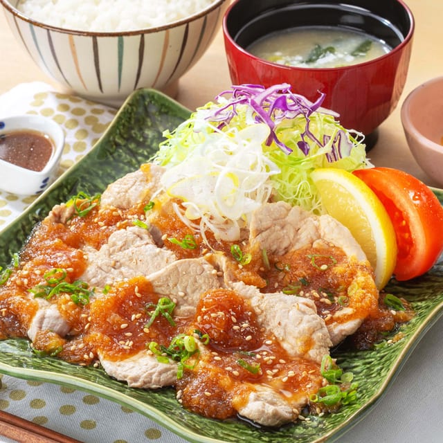 豚ヒレの冷しゃぶ おろし柚香だれ(大戸屋)