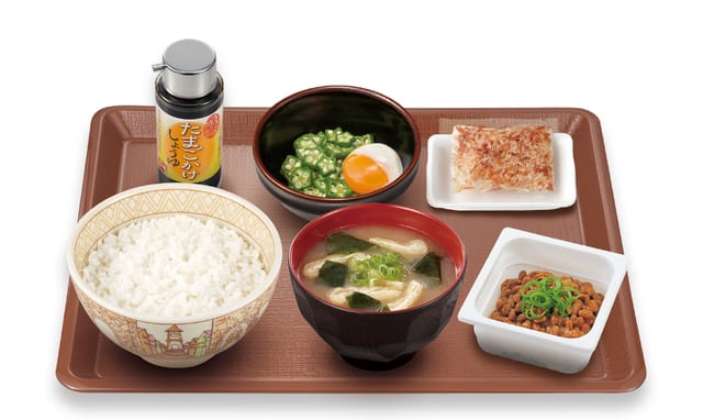 納豆まぜのっけ朝食 並盛（すき家）