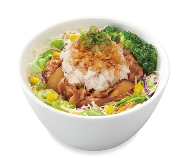おろしポン酢牛丼ライト 大盛（すき家）