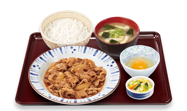 牛皿定食 ミニ（すき家）