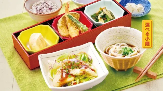 お昼の彩り和膳(すけそう鱈の黒酢あん)(夢庵)